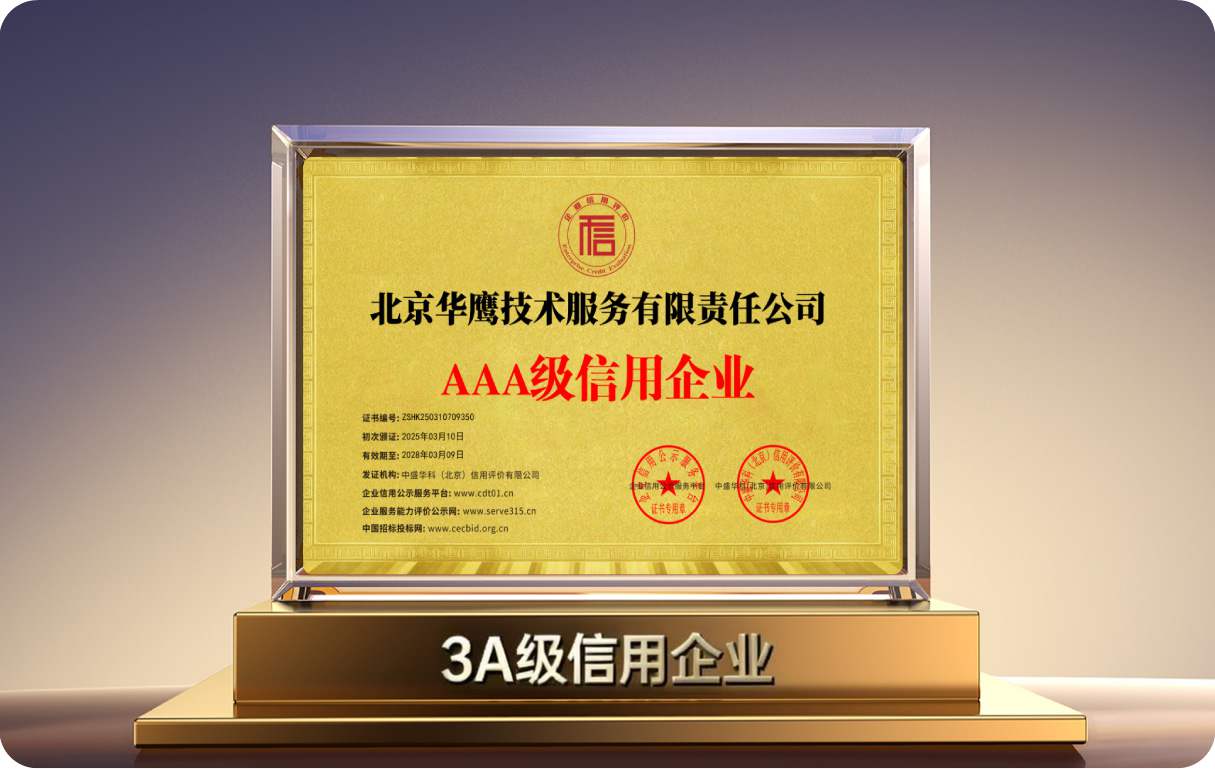 3A级信用企业证书
